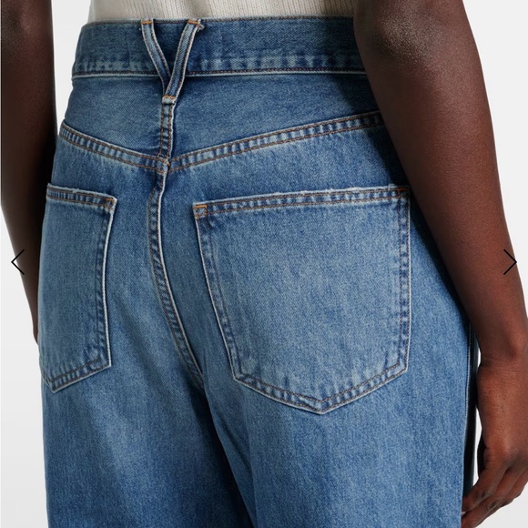 Veronica Beard high-rise wide leg jeans in Rebel stone - Picture 5 of 10